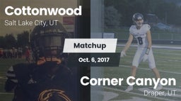 Matchup: Cottonwood High vs. Corner Canyon  2017