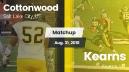 Matchup: Cottonwood High vs. Kearns  2018