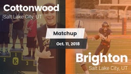 Matchup: Cottonwood High vs. Brighton  2018