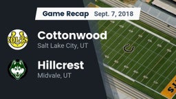 Recap: Cottonwood  vs. Hillcrest   2018