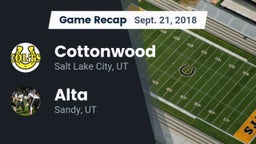 Recap: Cottonwood  vs. Alta  2018