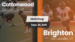 Matchup: Cottonwood High vs. Brighton  2019