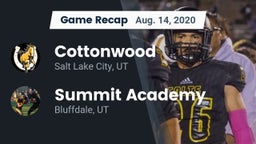 Recap: Cottonwood  vs. Summit Academy  2020