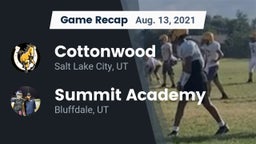Recap: Cottonwood  vs. Summit Academy  2021