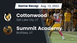 Recap: Cottonwood  vs. Summit Academy  2022