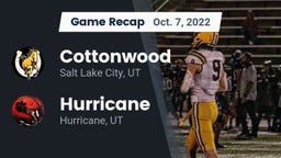 Recap: Cottonwood  vs. Hurricane  2022