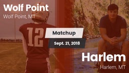 Matchup: Wolf Point High vs. Harlem  2018