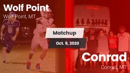 Matchup: Wolf Point High vs. Conrad  2020