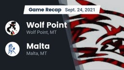Recap: Wolf Point  vs. Malta  2021