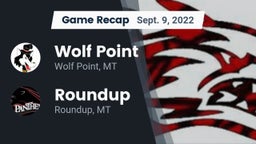 Recap: Wolf Point  vs. Roundup  2022