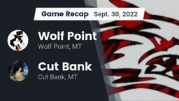 Recap: Wolf Point  vs. Cut Bank  2022