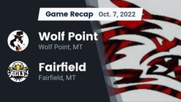 Recap: Wolf Point  vs. Fairfield  2022
