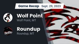 Recap: Wolf Point  vs. Roundup  2023