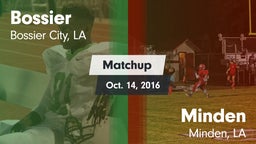 Matchup: Bossier  vs. Minden  2016