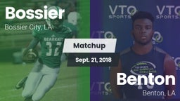 Matchup: Bossier  vs. Benton  2018
