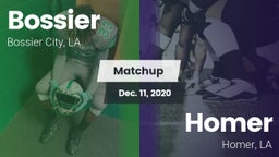 Matchup: Bossier  vs. Homer  2021
