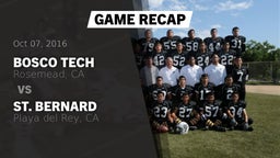 Recap: Bosco Tech  vs. St. Bernard  2016