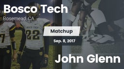 Matchup: Bosco Tech vs. John Glenn 2017