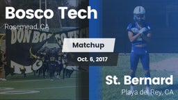 Matchup: Bosco Tech vs. St. Bernard  2017