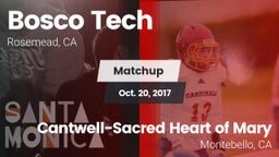 Matchup: Bosco Tech vs. Cantwell-Sacred Heart of Mary  2017
