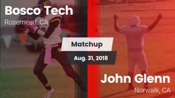 Matchup: Bosco Tech vs. John Glenn  2018