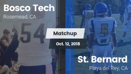 Matchup: Bosco Tech vs. St. Bernard  2018