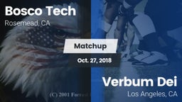 Matchup: Bosco Tech vs. Verbum Dei  2018