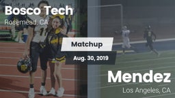 Matchup: Bosco Tech vs. Mendez  2019