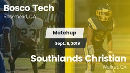 Matchup: Bosco Tech vs. Southlands Christian  2019