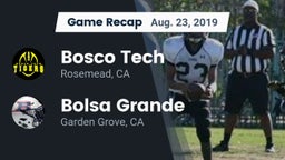 Recap: Bosco Tech  vs. Bolsa Grande  2019