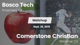 Matchup: Bosco Tech vs. Cornerstone Christian  2019