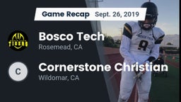 Recap: Bosco Tech  vs. Cornerstone Christian  2019
