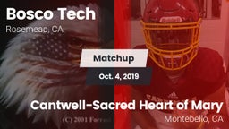 Matchup: Bosco Tech vs. Cantwell-Sacred Heart of Mary  2019