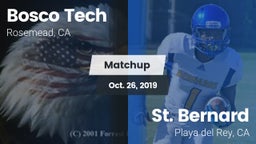 Matchup: Bosco Tech vs. St. Bernard  2019