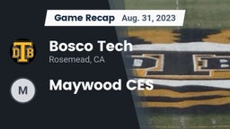 Recap: Bosco Tech  vs. Maywood CES 2023