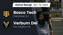 Recap: Bosco Tech  vs. Verbum Dei  2023