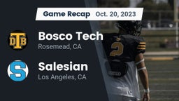 Recap: Bosco Tech  vs. Salesian  2023