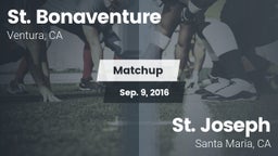 Matchup: St. Bonaventure vs. St. Joseph  2016