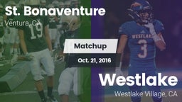 Matchup: St. Bonaventure vs. Westlake  2016