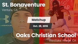Matchup: St. Bonaventure vs. Oaks Christian School 2016