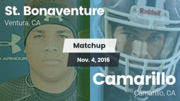 Matchup: St. Bonaventure vs. Camarillo  2016