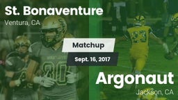 Matchup: St. Bonaventure vs. Argonaut  2017