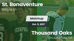 Matchup: St. Bonaventure vs. Thousand Oaks  2017