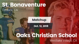 Matchup: St. Bonaventure vs. Oaks Christian School 2018