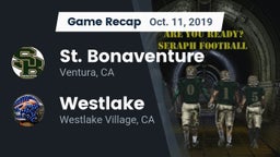 Recap: St. Bonaventure  vs. Westlake  2019