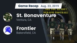 Recap: St. Bonaventure  vs. Frontier  2019