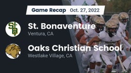 Recap: St. Bonaventure  vs. Oaks Christian School 2022