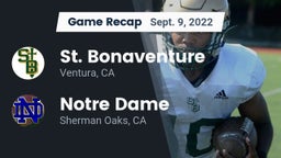 Recap: St. Bonaventure  vs. Notre Dame  2022