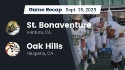Recap: St. Bonaventure  vs. Oak Hills  2023