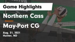 Northern Cass  vs May-Port CG  Game Highlights - Aug. 31, 2021
